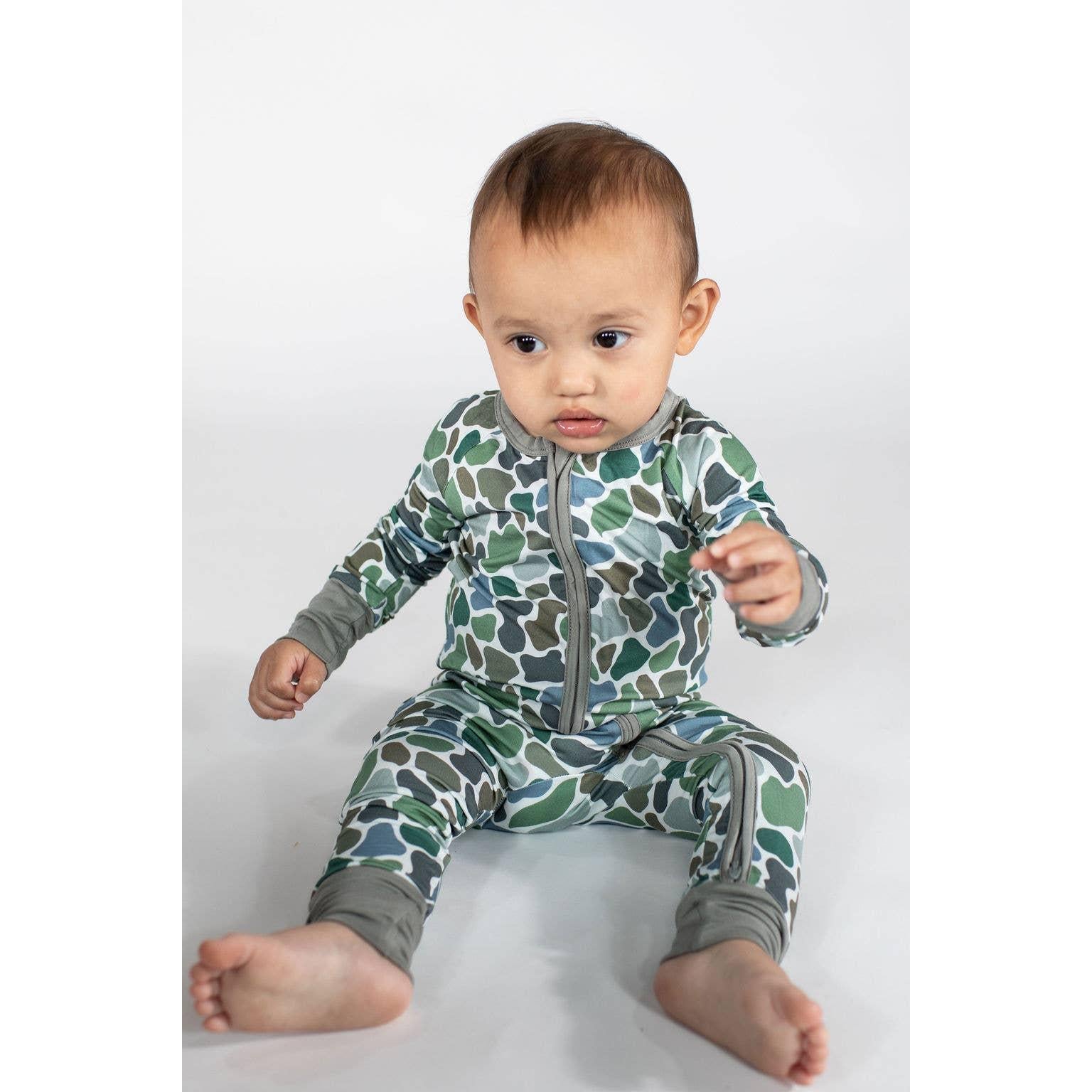 Convertible Zip PJ, Pebble Camo | Baby Shower Jaiden Whiteside