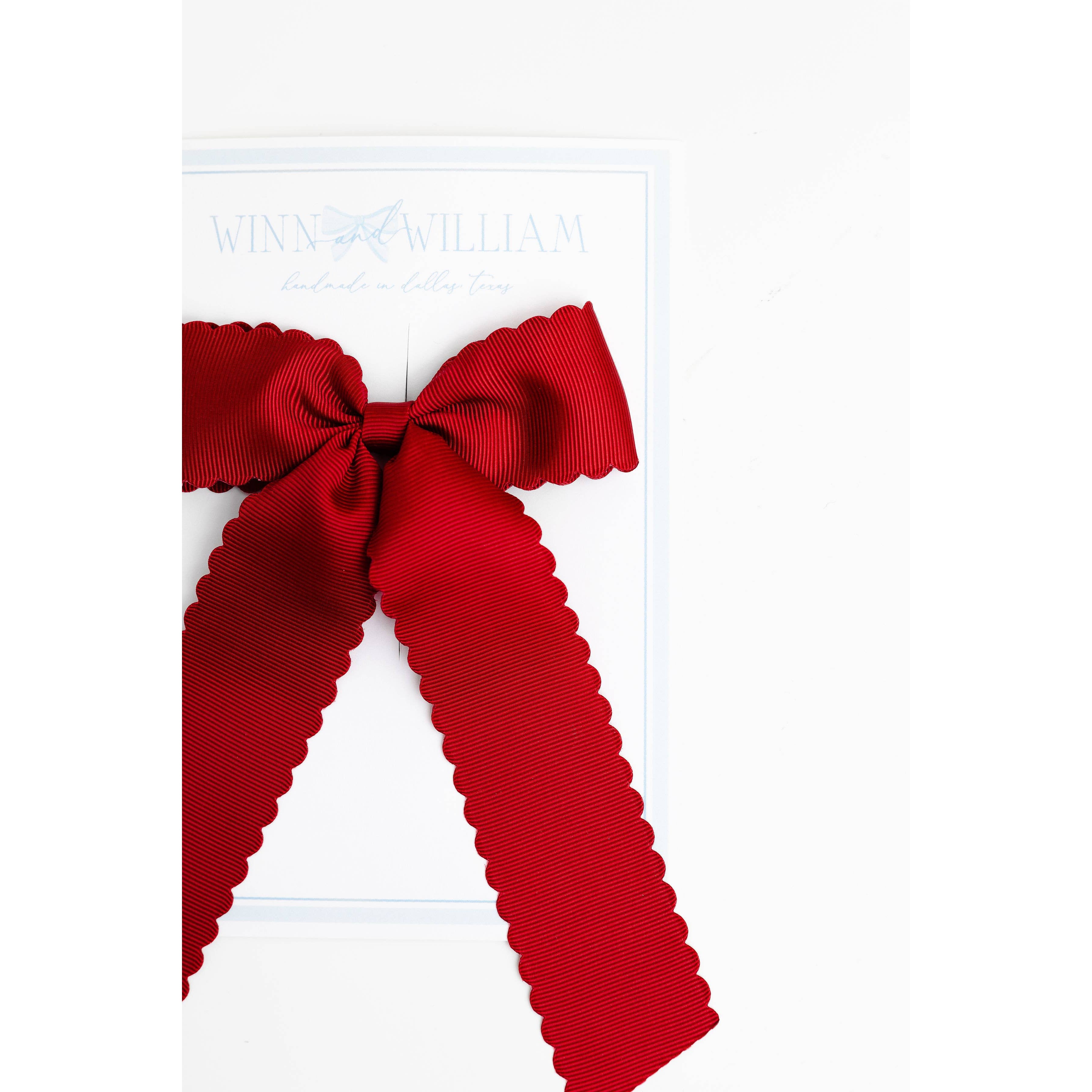Scalloped Long-tail Bow
