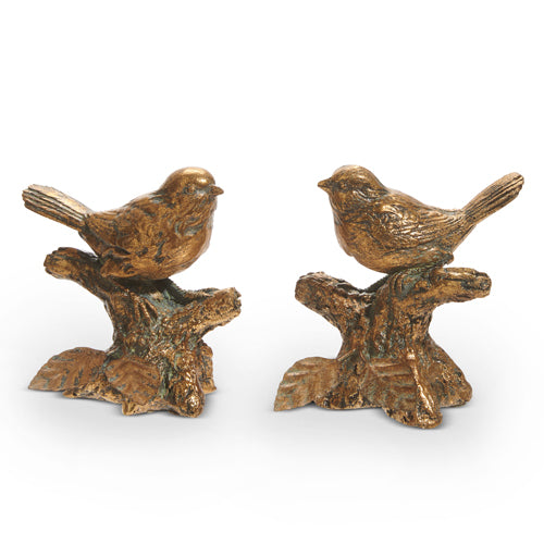 RAZ Imports Antique Gold Bird On Branch