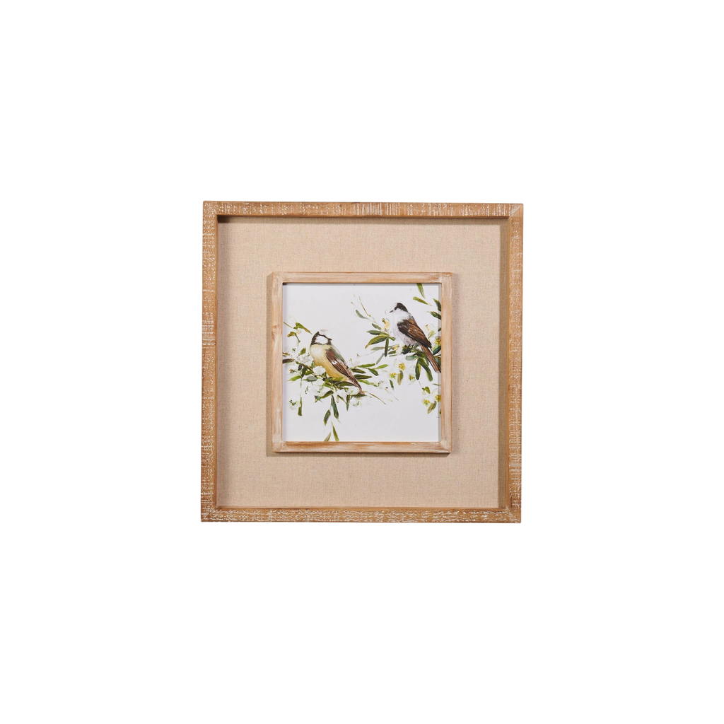 Birds on a Branch Framed Wall Art