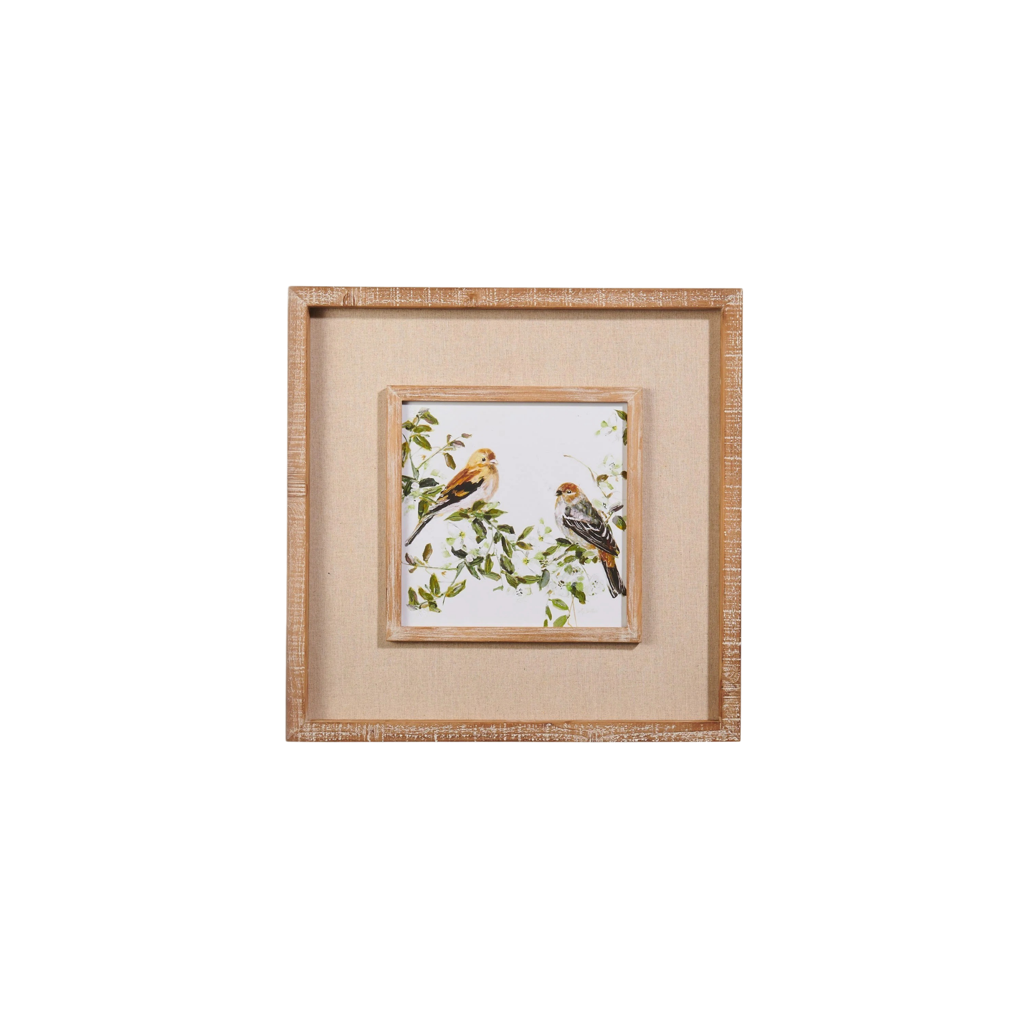 Birds on a Branch Framed Wall Art