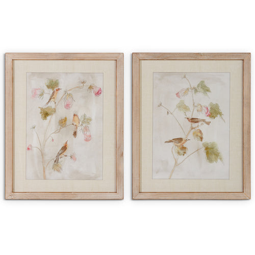 RAZ Imports Birds In Rose Bush Framed Print