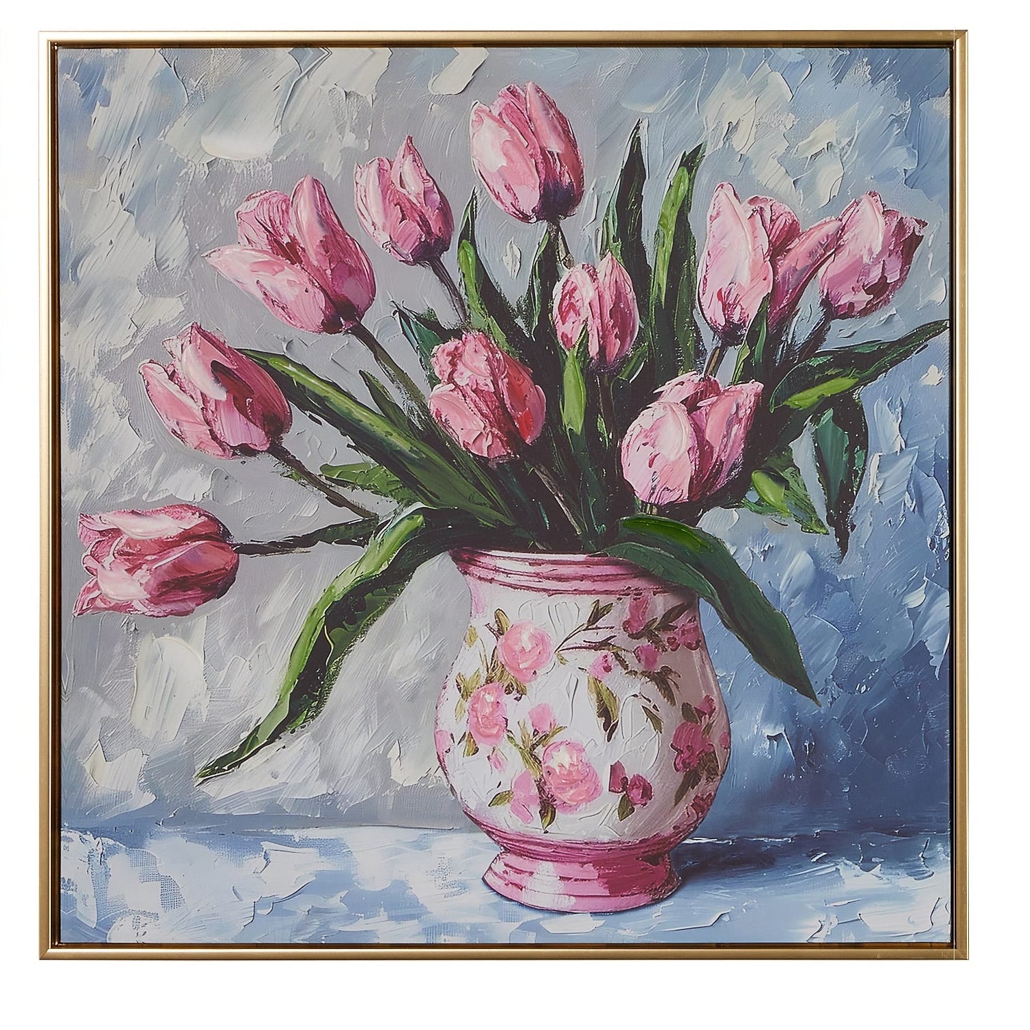 Potted Tulips Framed Wall Art