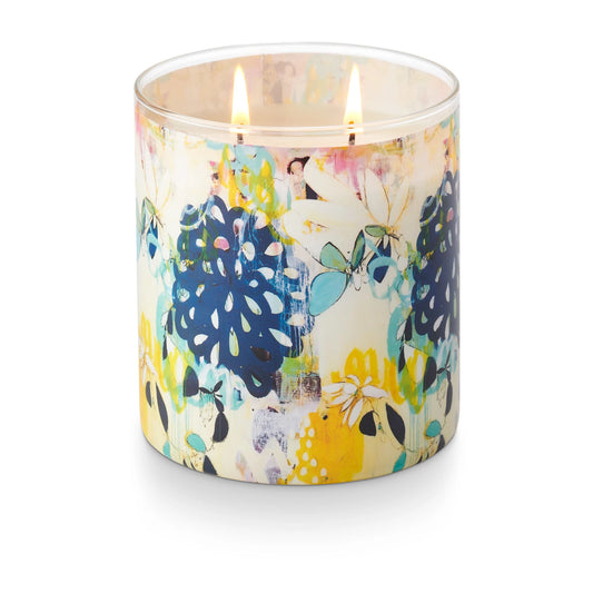 Artist Glass Candle