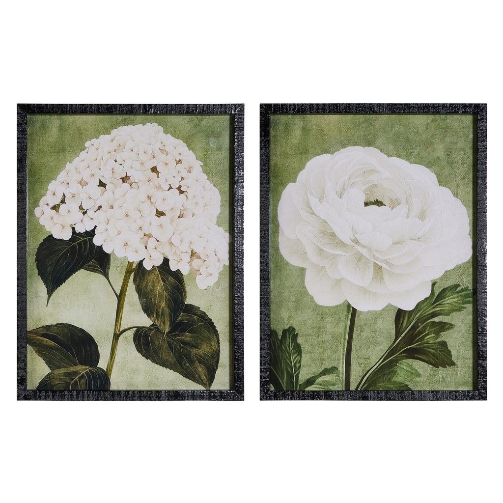Blooming in Ivory Framed Wall Art