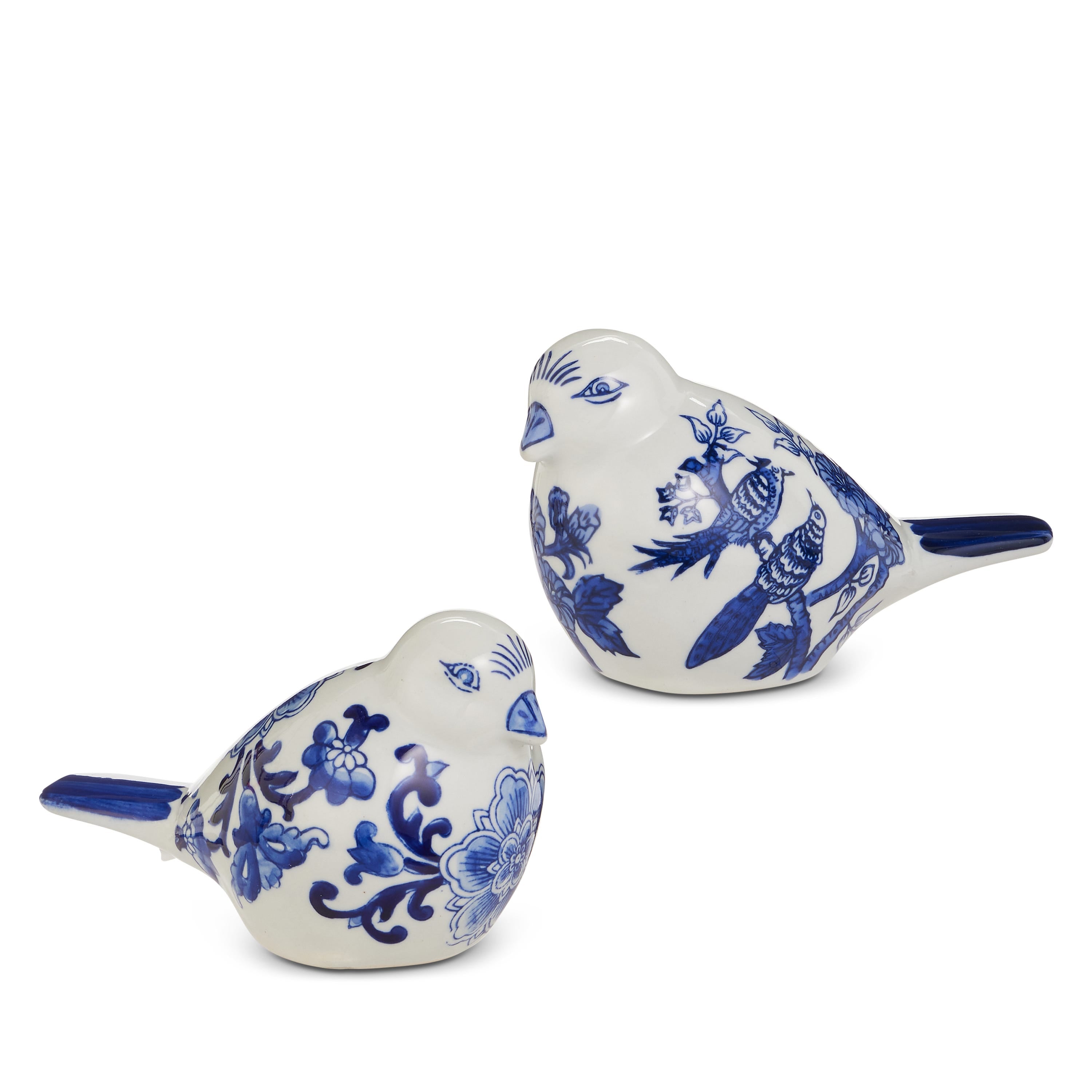 Blue and White Bird