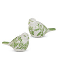 Green and White Bird