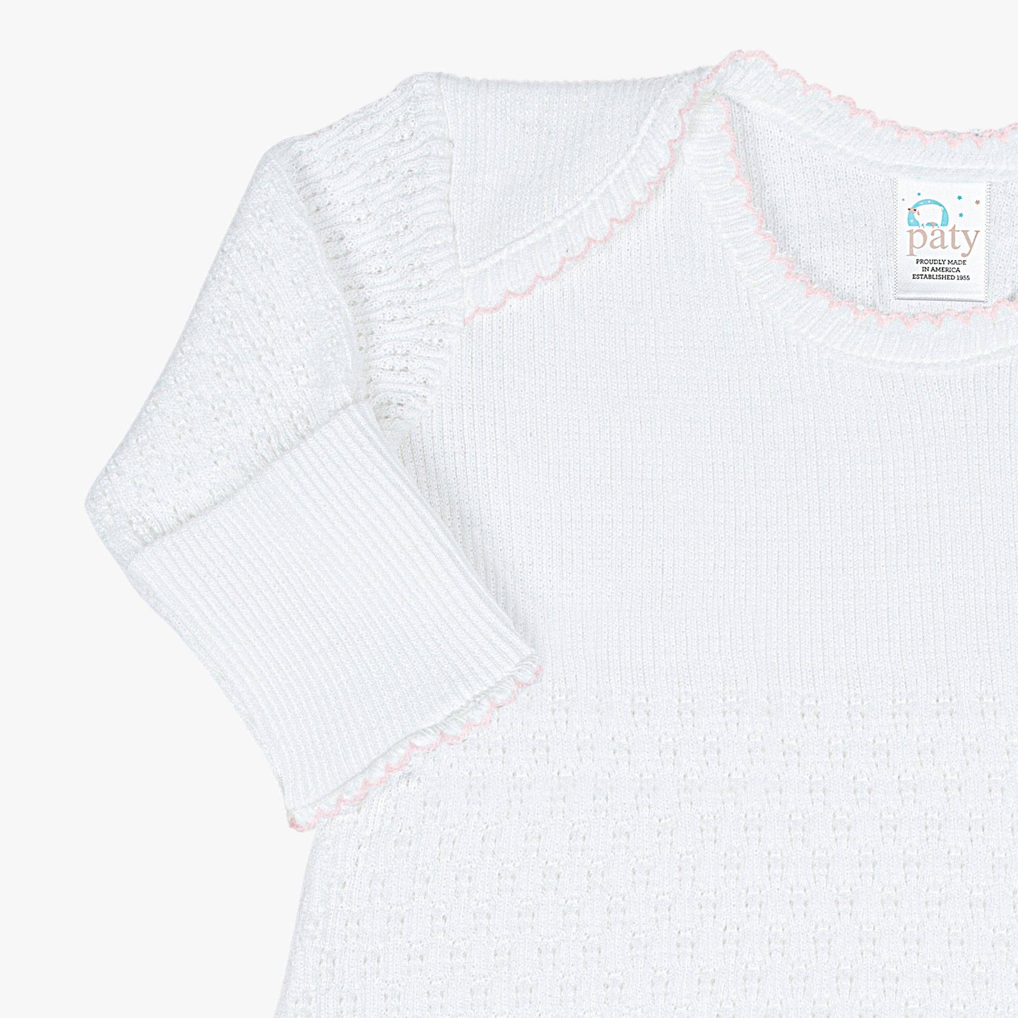 Paty Knit Overlap Shoulder Gown