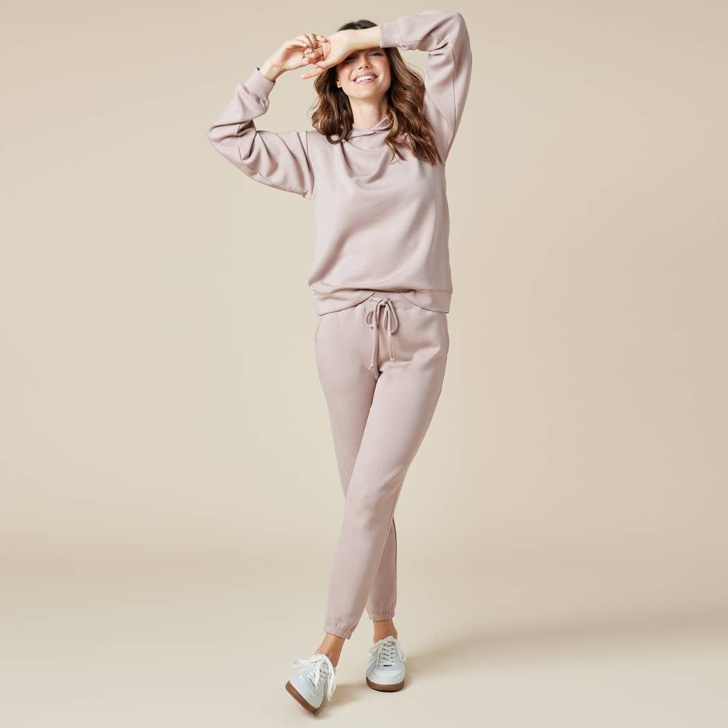 Athleisure DreamTech Oversize Hoodie Lounge Set for Women