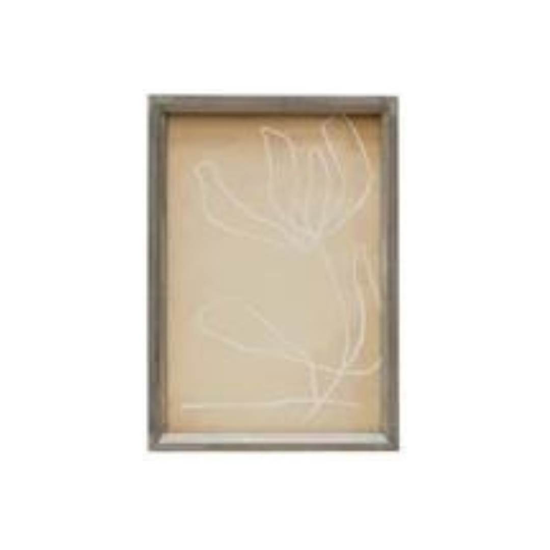 Abstract Framed Wall Decor