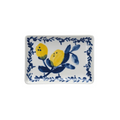 Hand-Painted Stoneware Dish w/ Lemons, 4 Styles