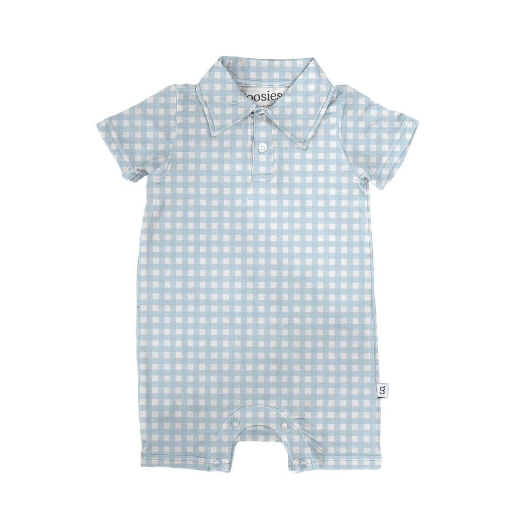 Short Sleeve Polo Romper