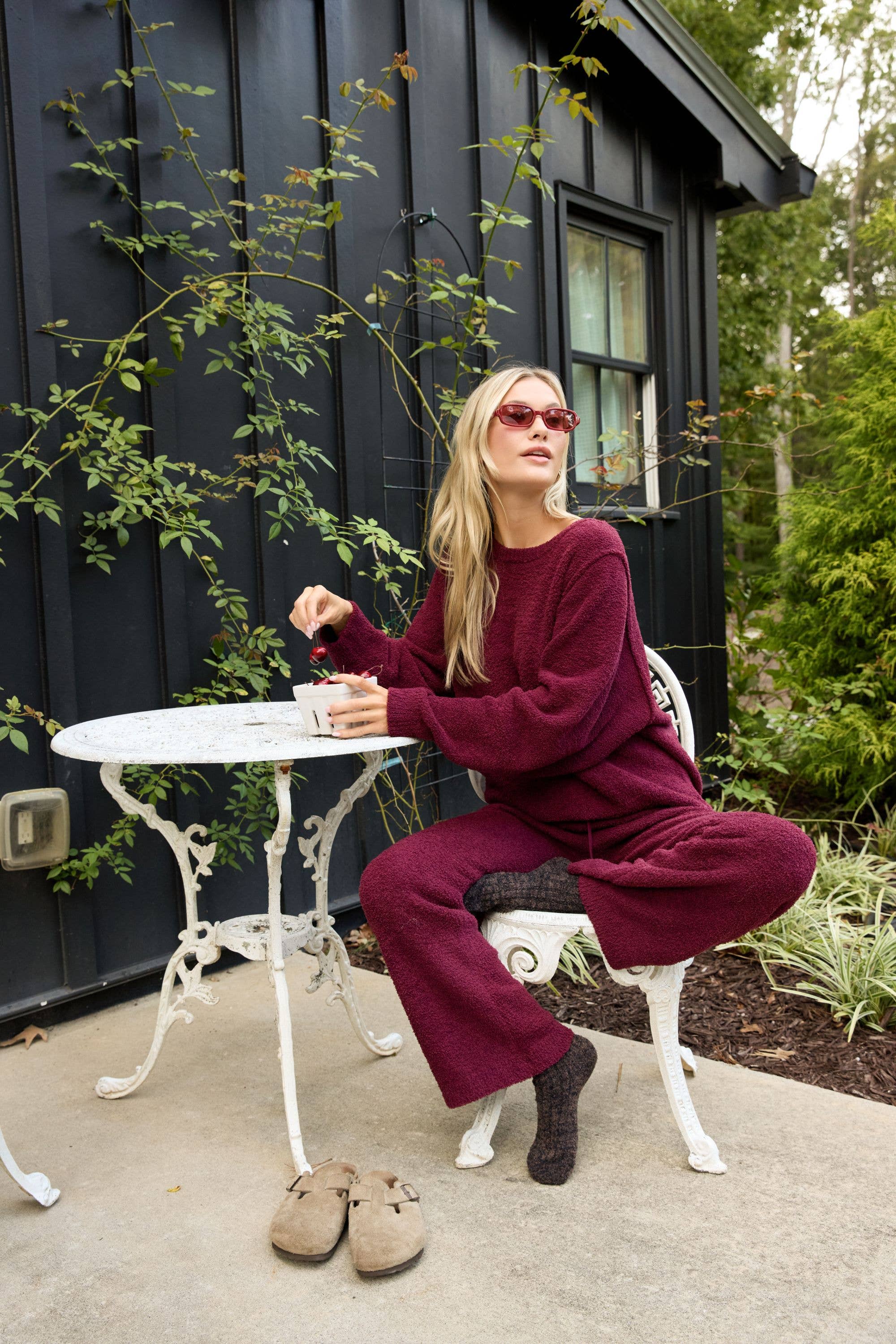 Marshmallow Reverse Seam Bracelet Lounge Set - Oprah's Fave