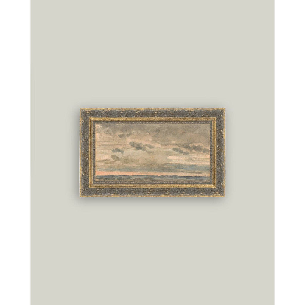 Sunset Sky Framed Antique Art