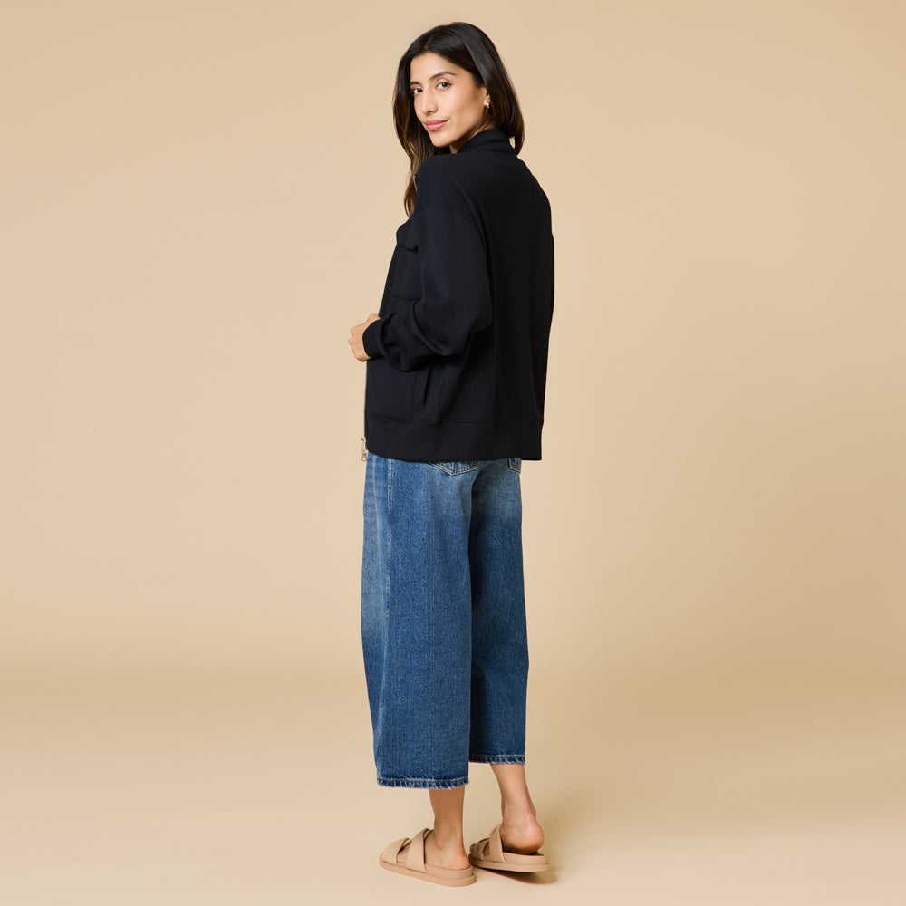 DreamTech Double Zip Bomber Jacket for Women