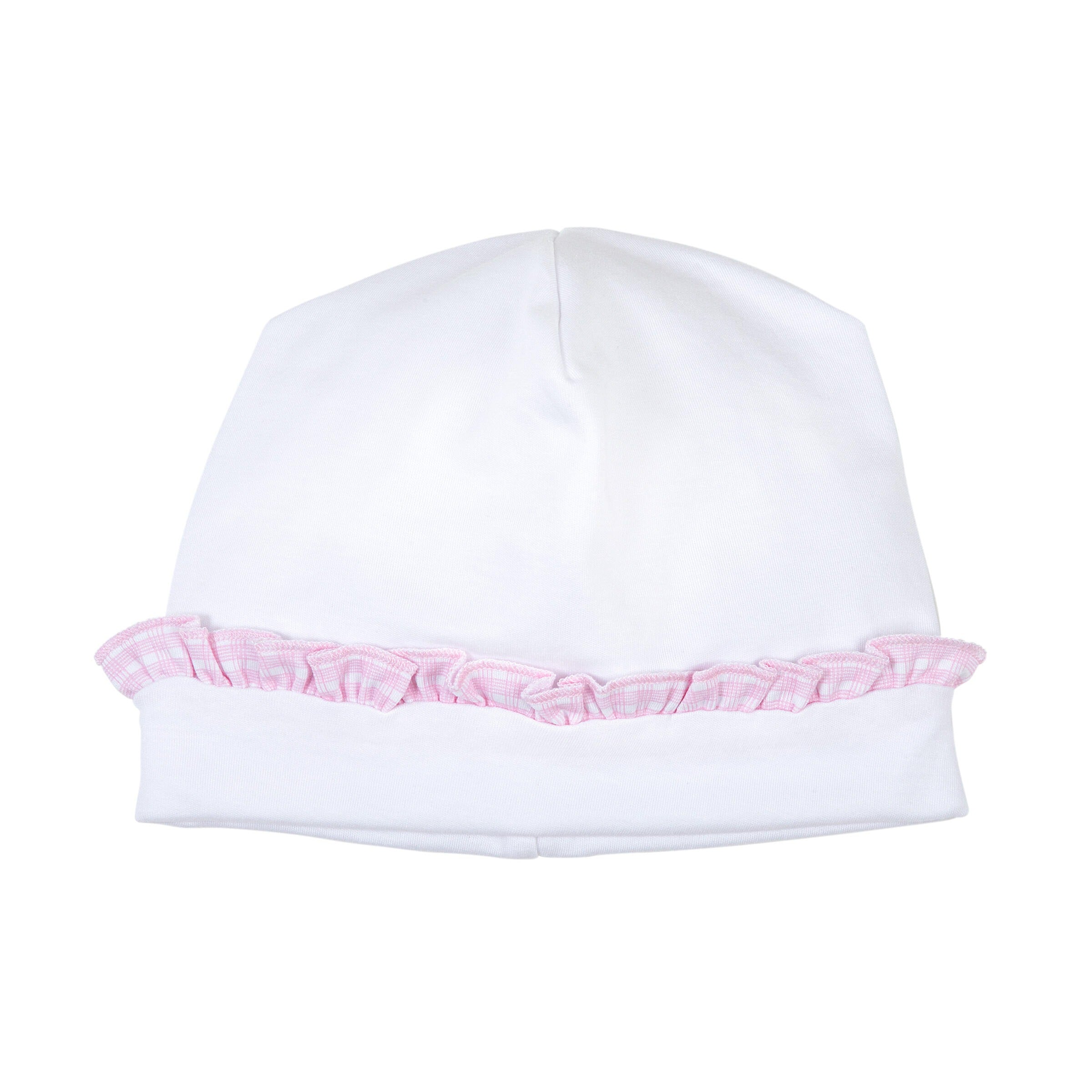 New Beginnings Pink Ruffle Hat