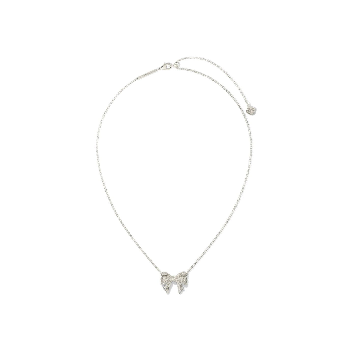 Krista Bow Short Pendant Necklace