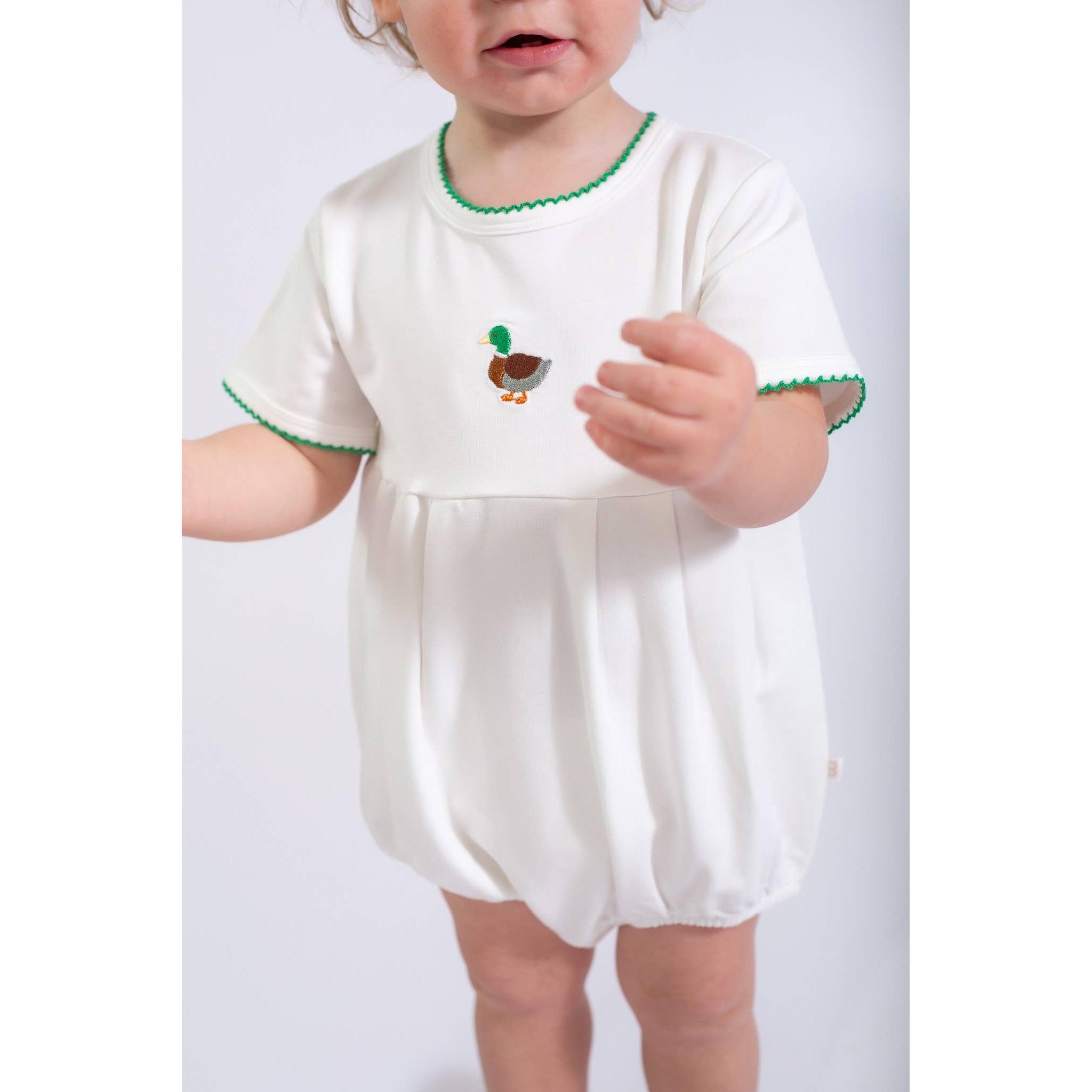 Pip Embroidered Bubble -Mallards