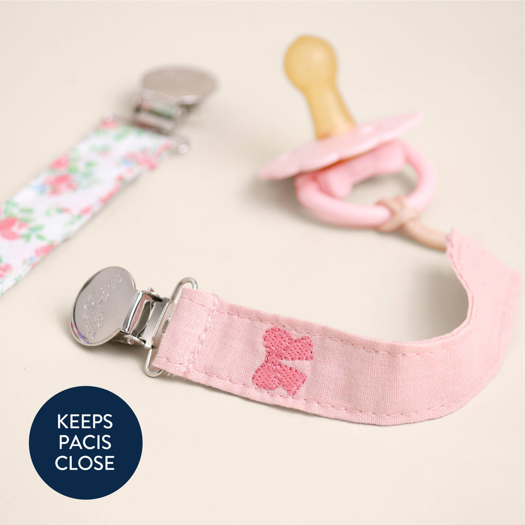Itzy Clip, Fabric Pacifier Strap