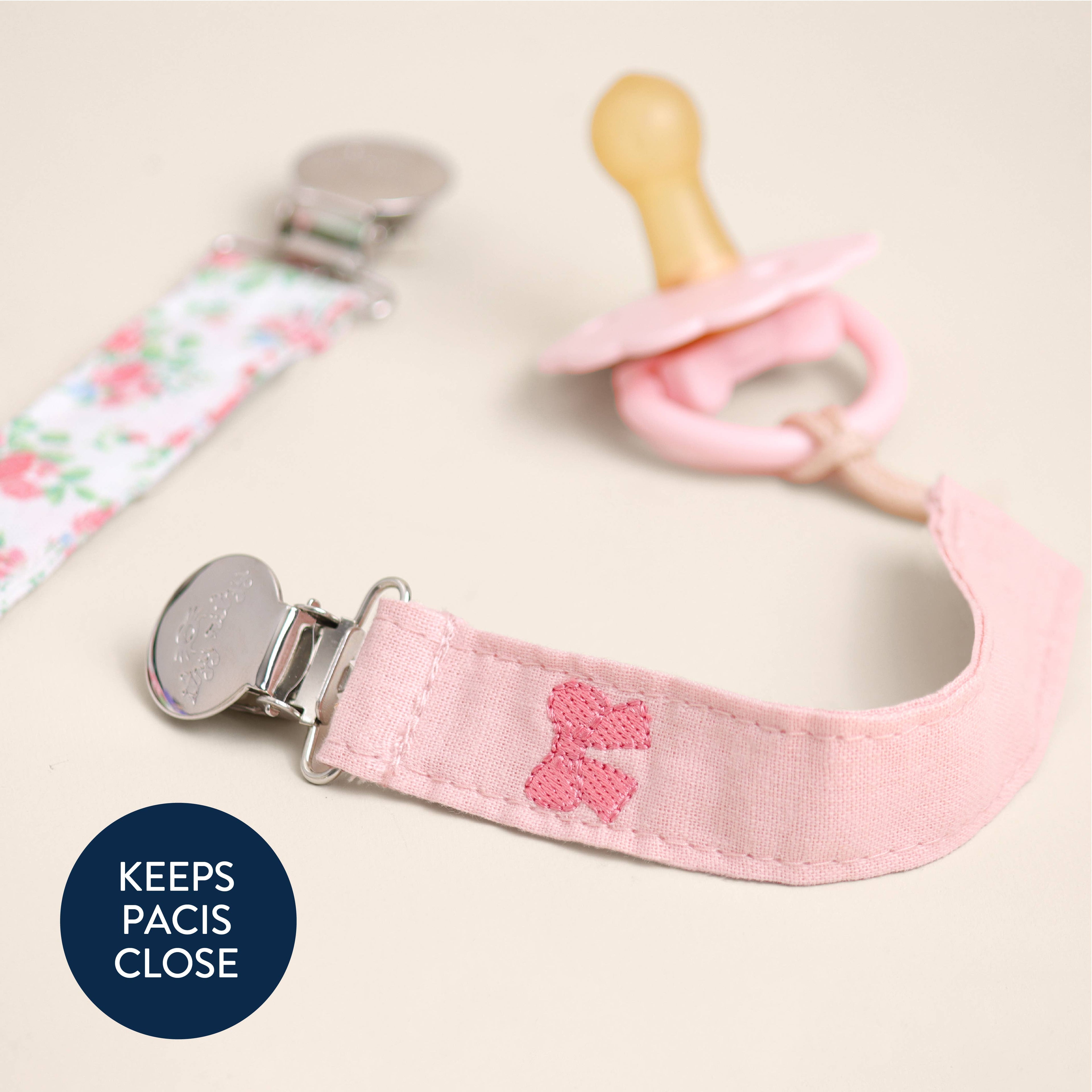 Itzy Clip, Fabric Pacifier Strap