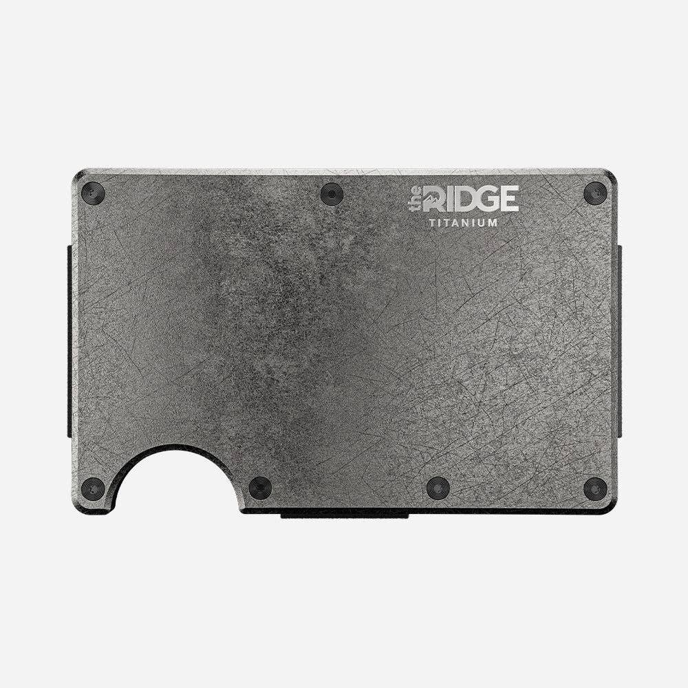 Ridge Wallet - Stonewashed Titanium