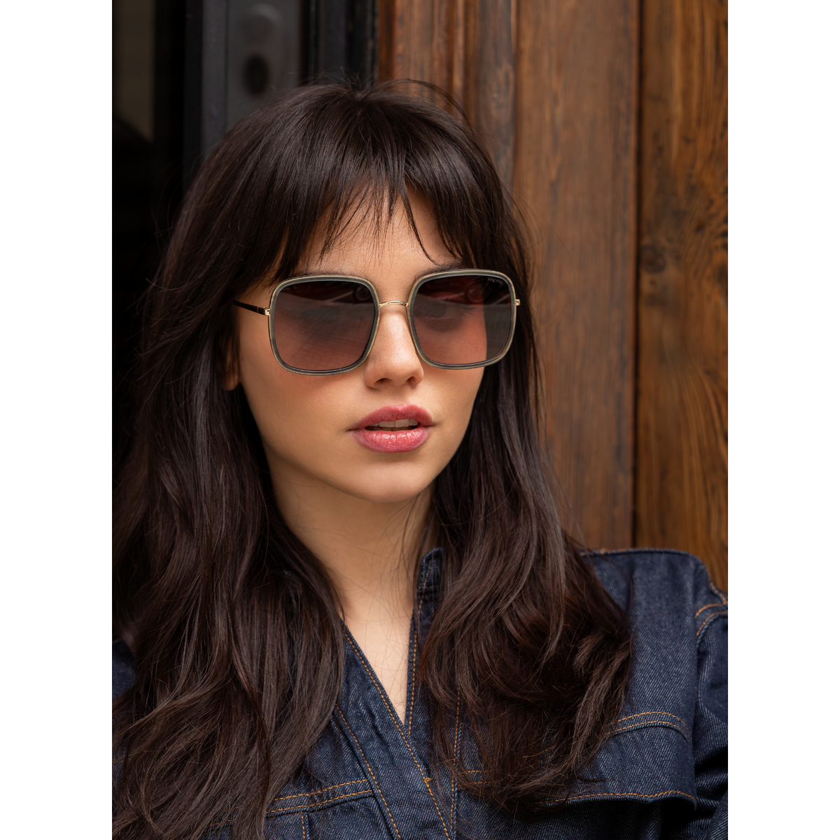 Cosmo Acetate Womens Square Sunglasses