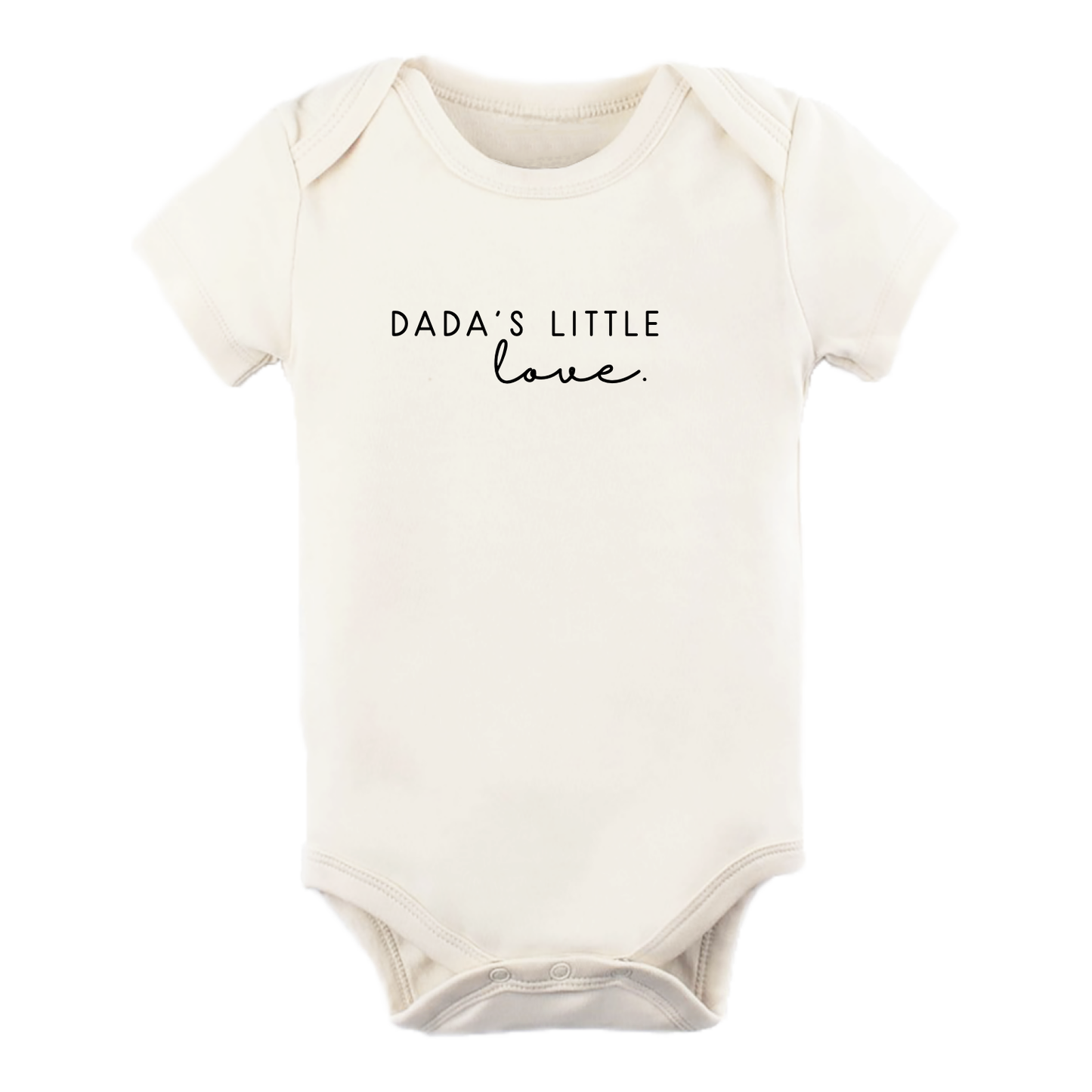 Dada's Little Love Organic Cotton Bodysuit | Short Sleeve | Baby Shower Sadie Wilkerson