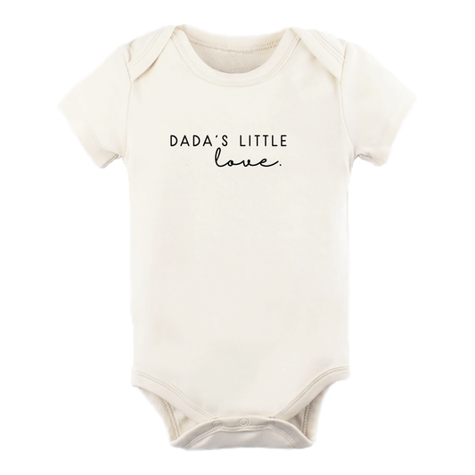 Dada's Little Love Organic Cotton Bodysuit | Short Sleeve | Baby Shower Sadie Wilkerson