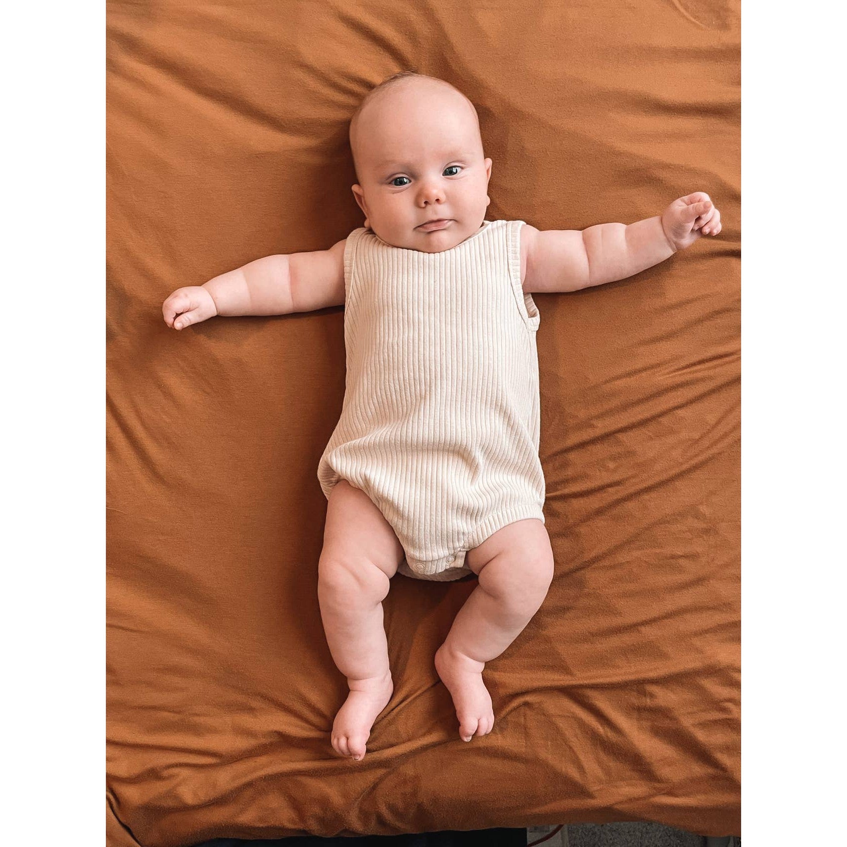 Presley, Organic Ribbed Bodysuit