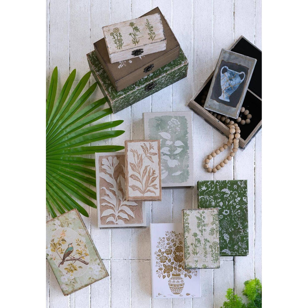 Coastal Wave Book Storage Boxes
