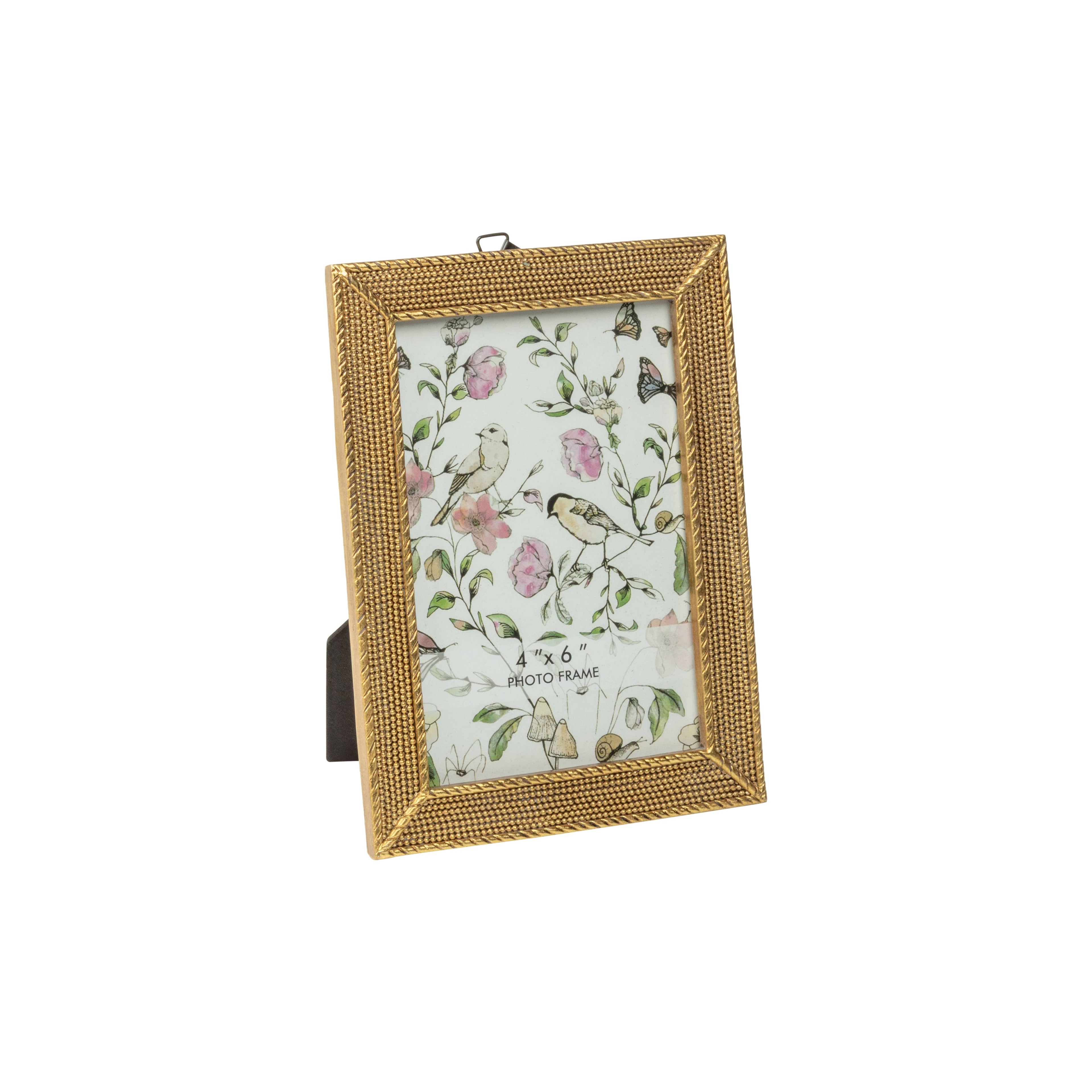 Microbead Antique Gold Resin Frame