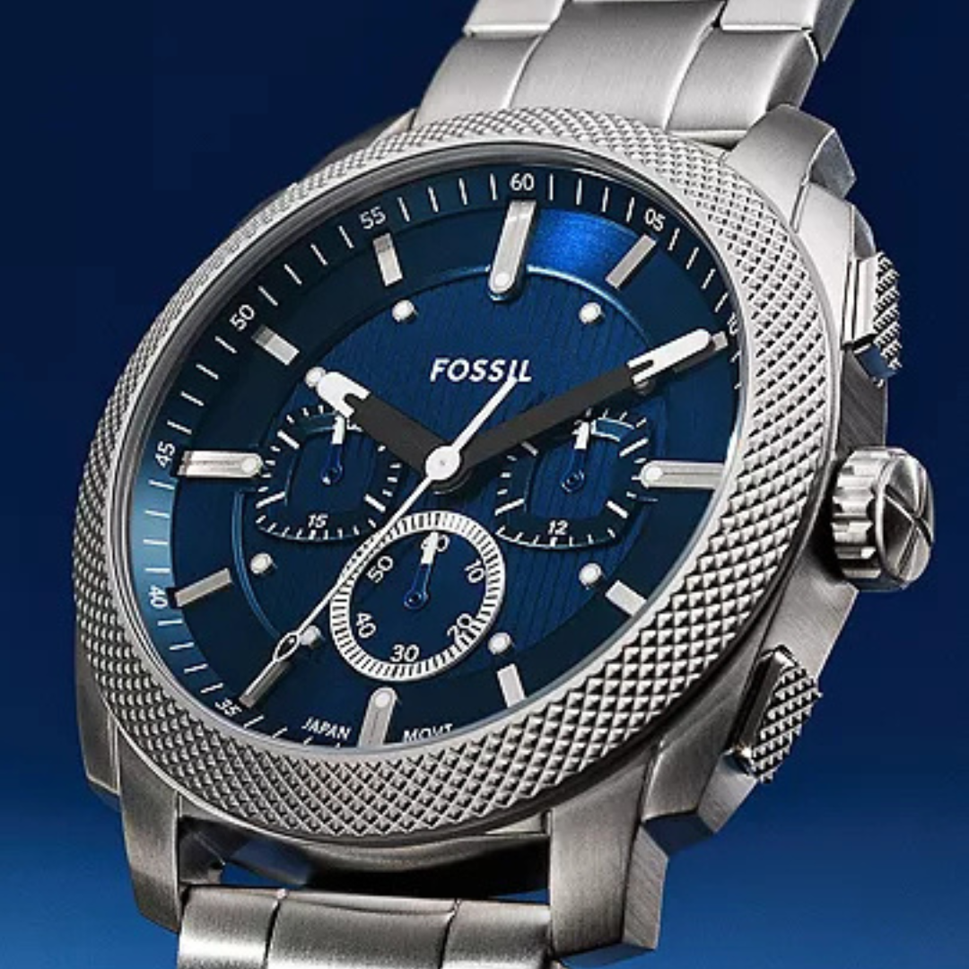 Machine Chronograph Stainless Steel Watch