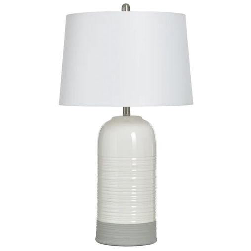 Evian Ivory Ceramic Table Lamp