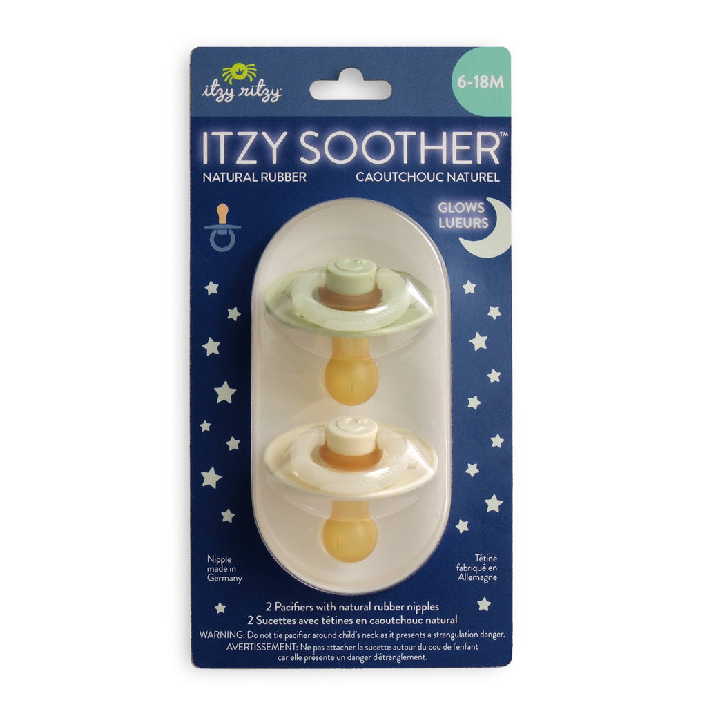 Itzy Soother™ Natural Rubber Paci Sets: Harbor + Coast