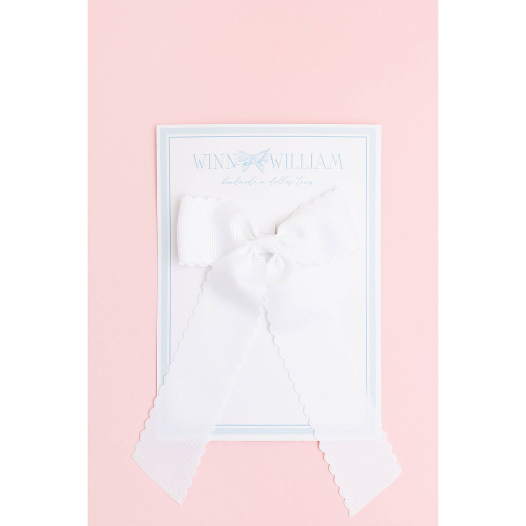 Scalloped Long-tail Bow
