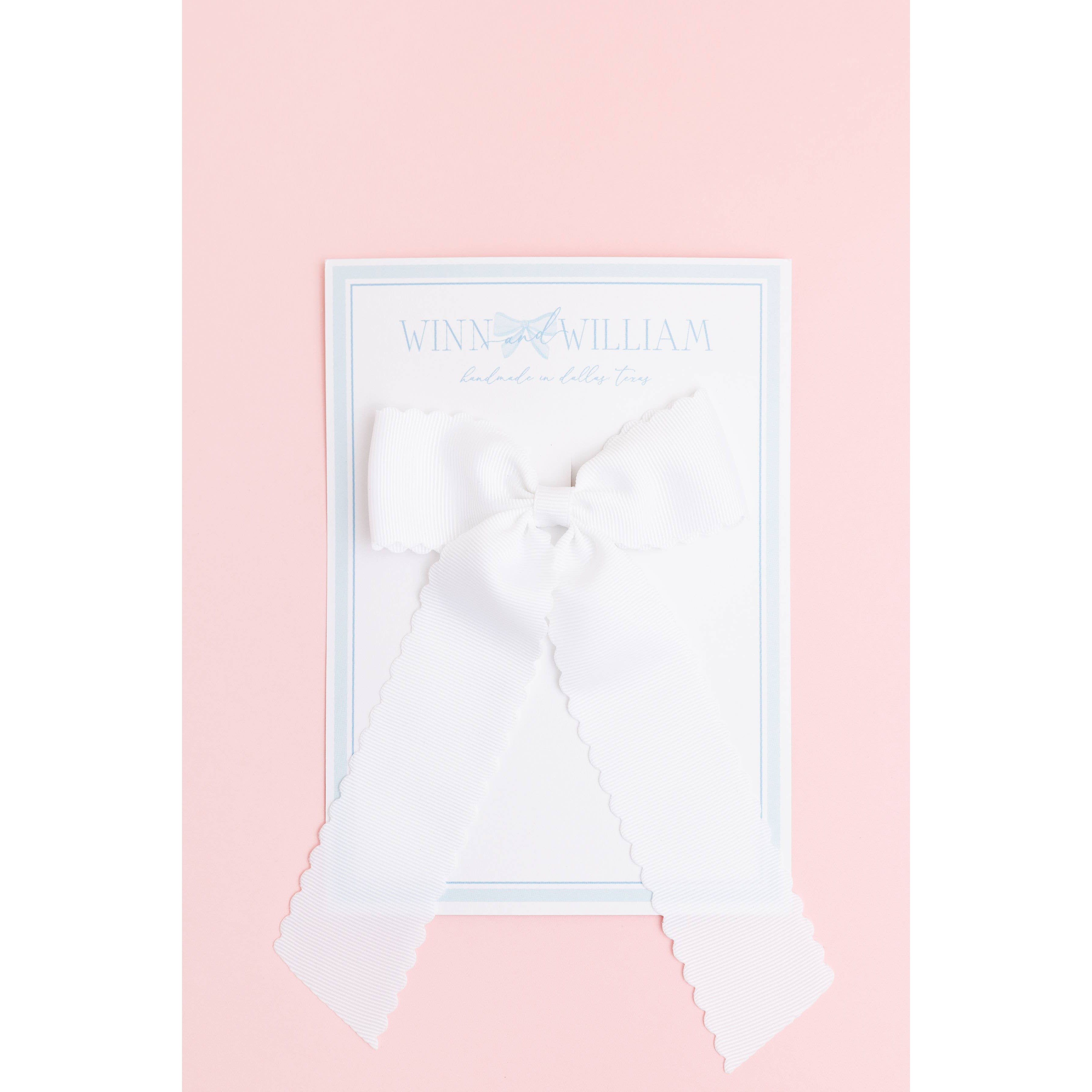 Scalloped Long-tail Bow