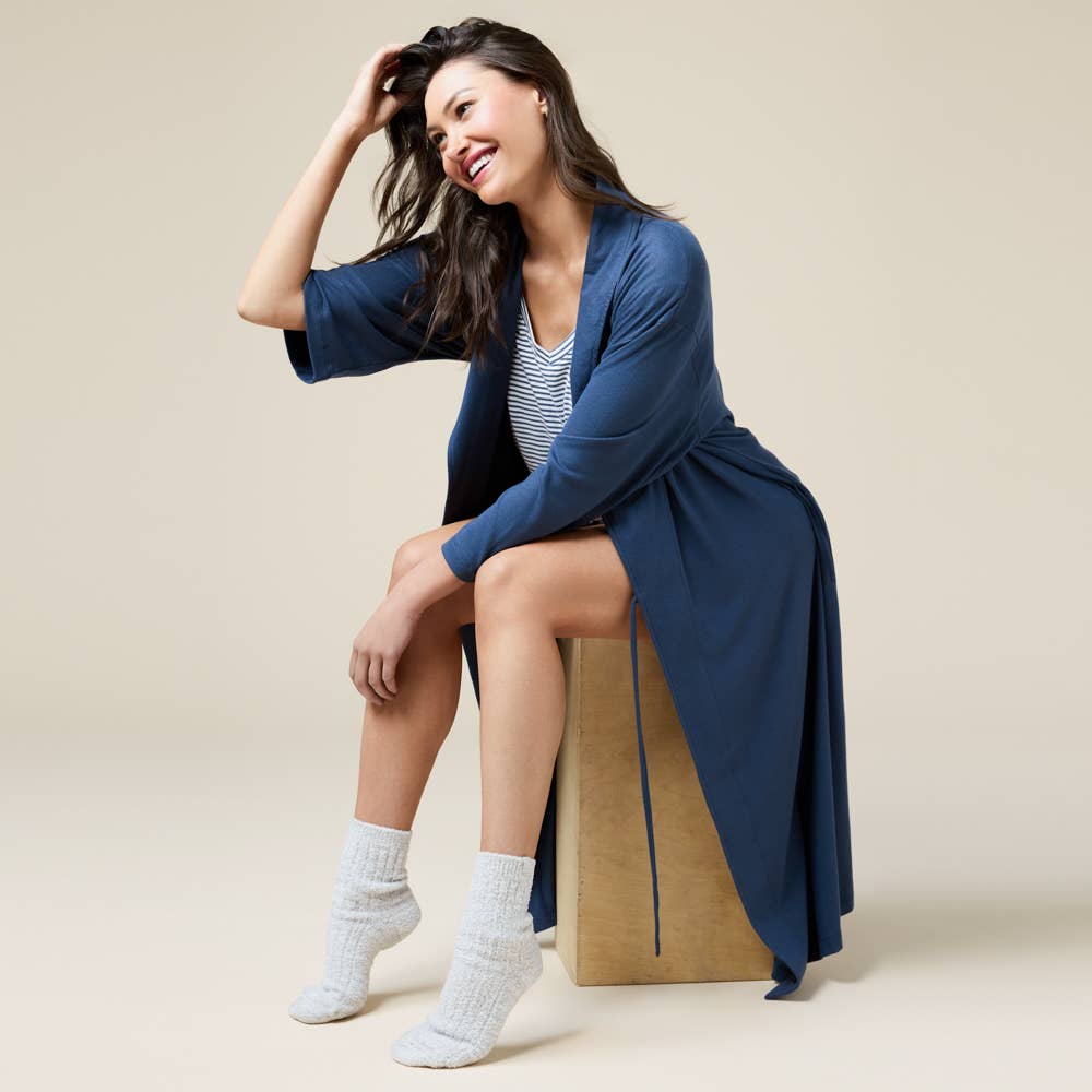 Softies Ultra Soft Women's 42" Dream Shawl Collar Robe