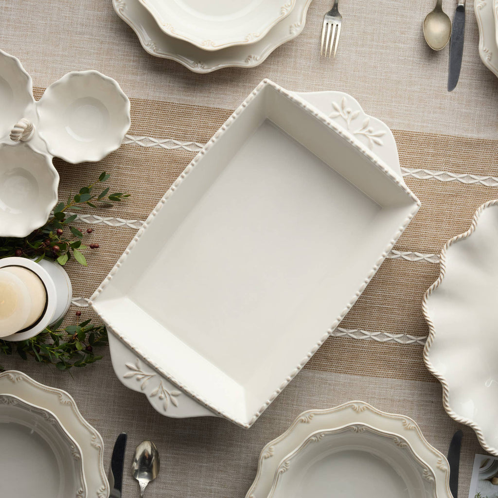 Heritage Rectangular Baker | Bridal Shower Sydnee Allen and Richard Busby