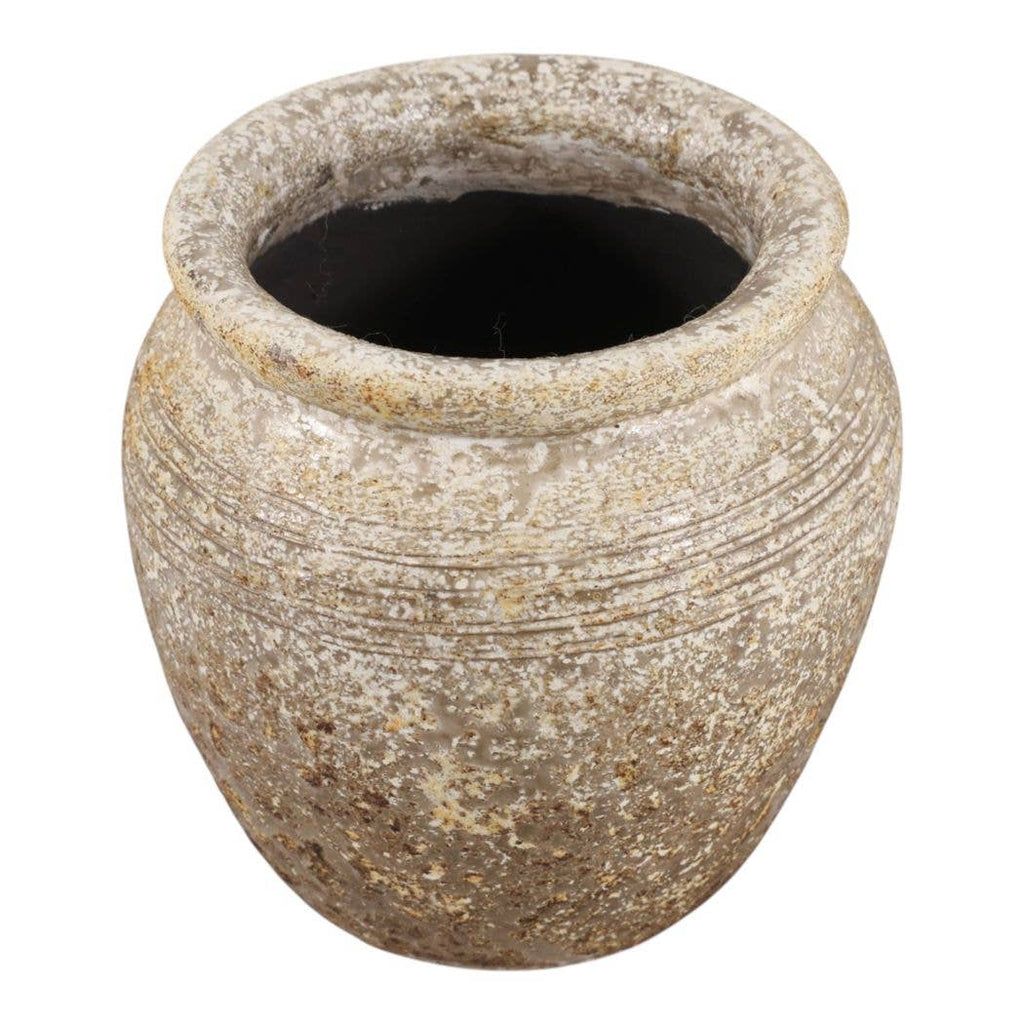 Decorative Vase - Brown/Gold Terracotta Bud Textured, 5.25 in.