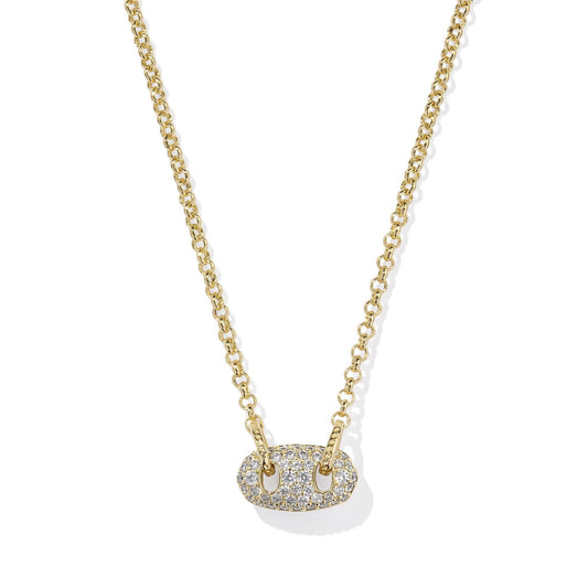 Bailey Pave Short Pendant Necklace