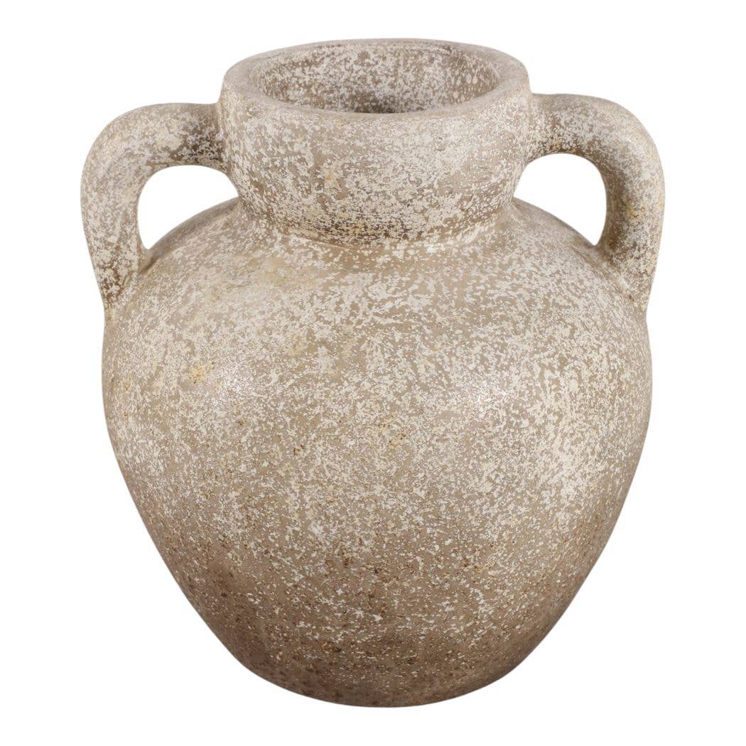 Decorative Vase - Brown/Gold Terracotta Rustic, 12.75 in.