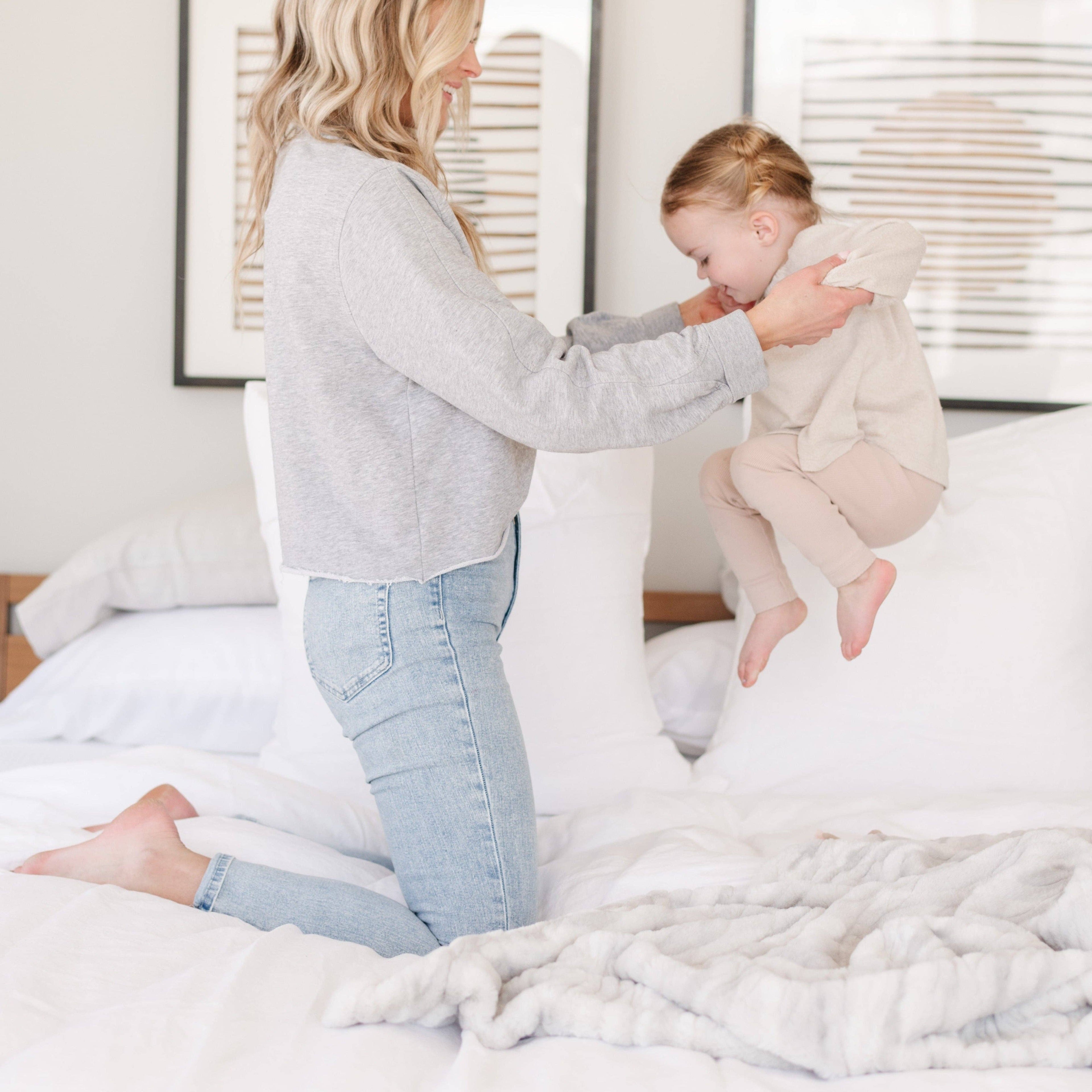 Marble Faux Fur/Minky XL Throw Blankets