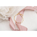 14K Gold-Plated Genuine Pearl Baby or Girls Beaded Bracelet