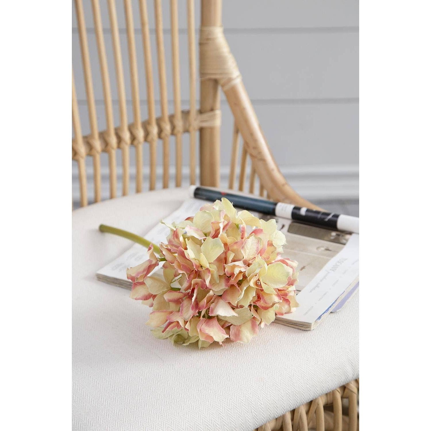 Blush Almost Real Hydrangea Stem