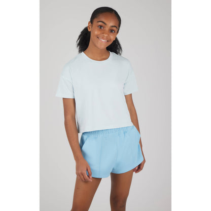 Girls Super Soft Boxy T Shirt and Scuba Short Set