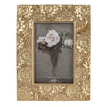 Floral Motif Gold Picture Frame