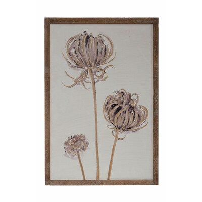 Wall Decor with Flower, 2 Styles