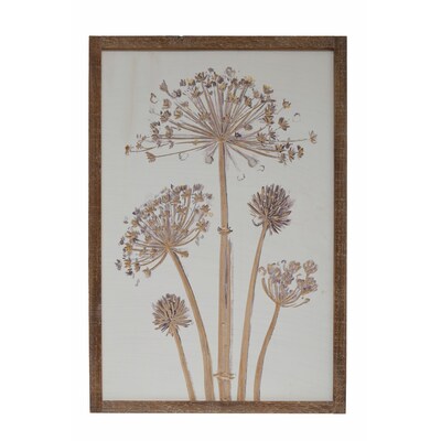 Wall Decor with Flower, 2 Styles