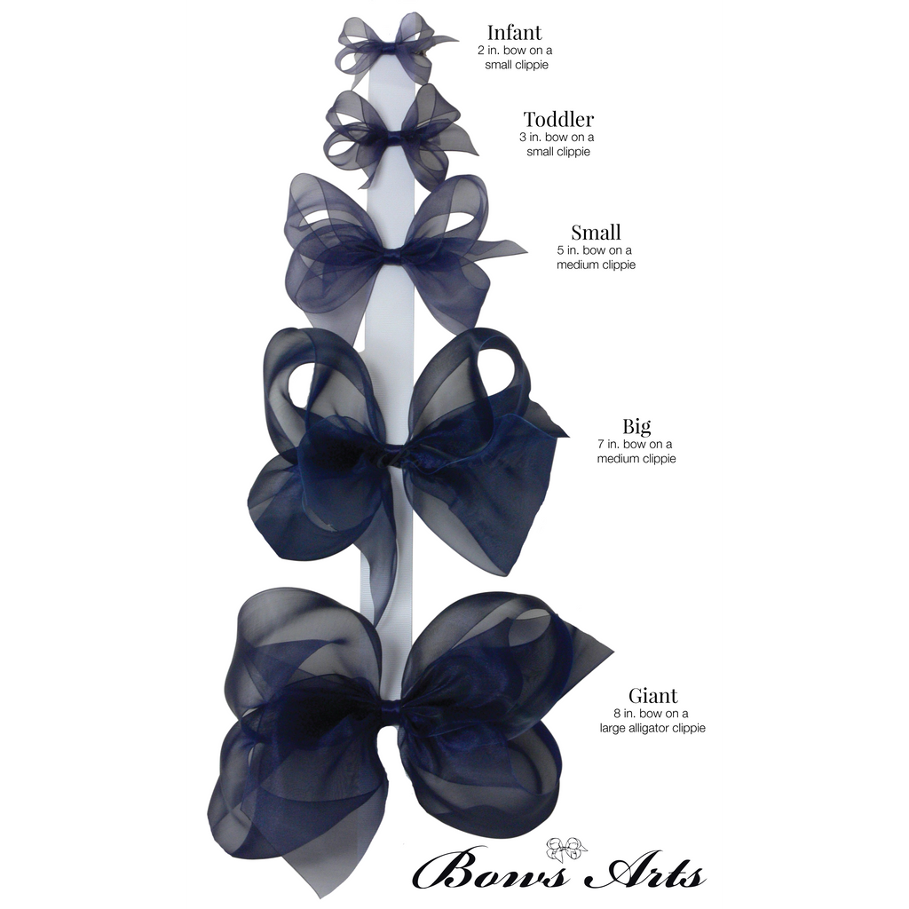 Organdy Bow, 3"