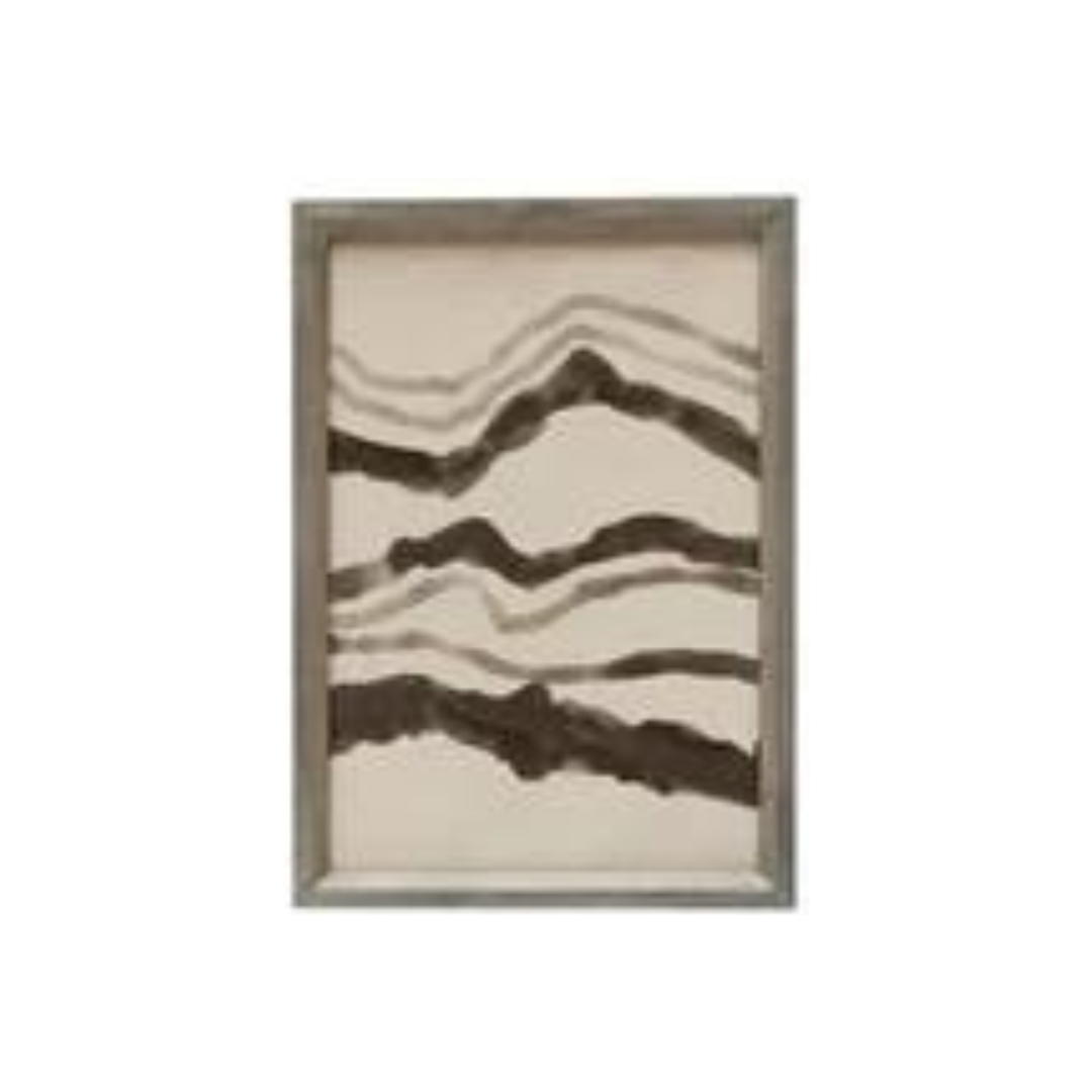 Abstract Framed Wall Decor